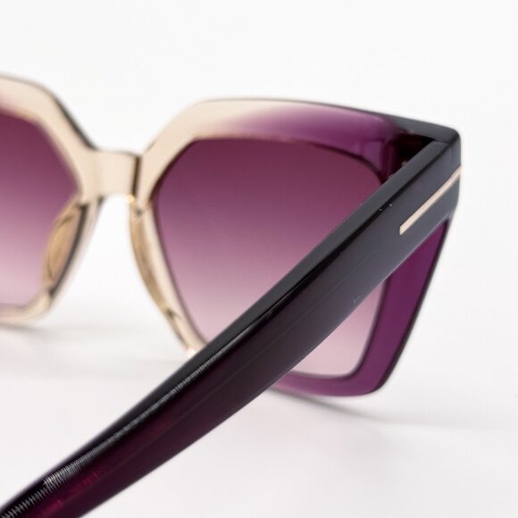 NEW TOM FORD TF1030 83Z BLACK/VIOLET FT1030/S 83Z WOMEN SUNGLASSES TOM FORD - Picture 5 of 10